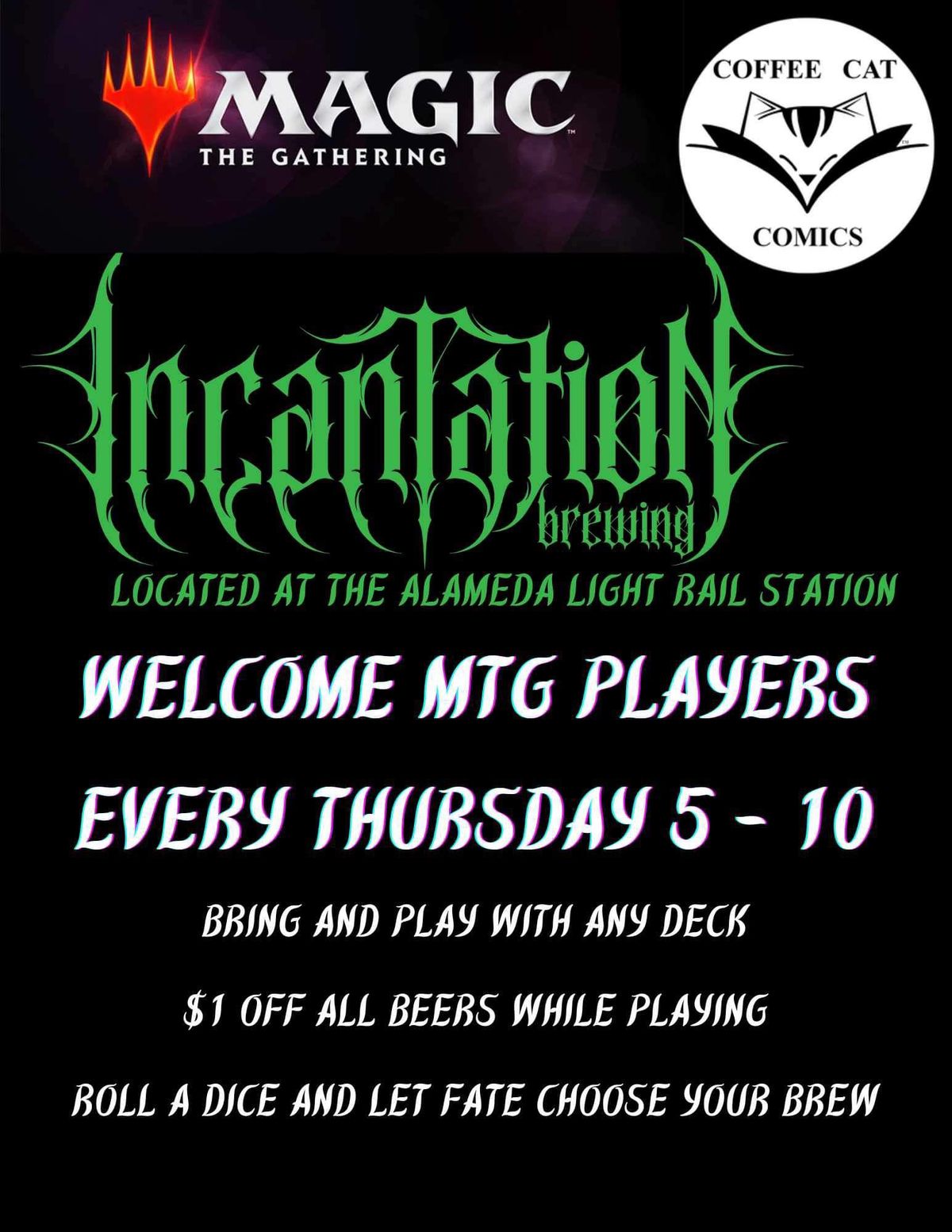 Incantation Brewing - Casual Magic the Gathering