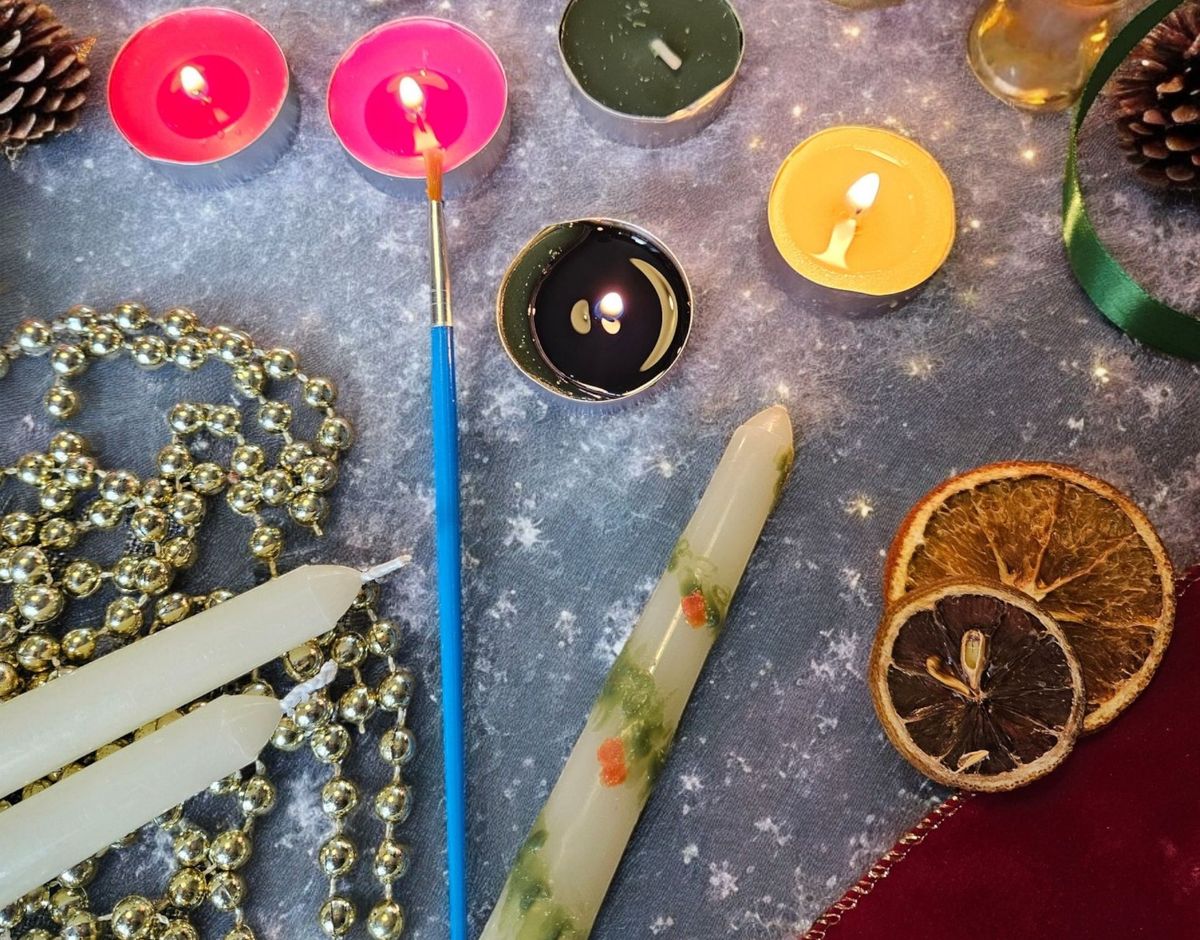 Christmas Candle Decorating workshop 