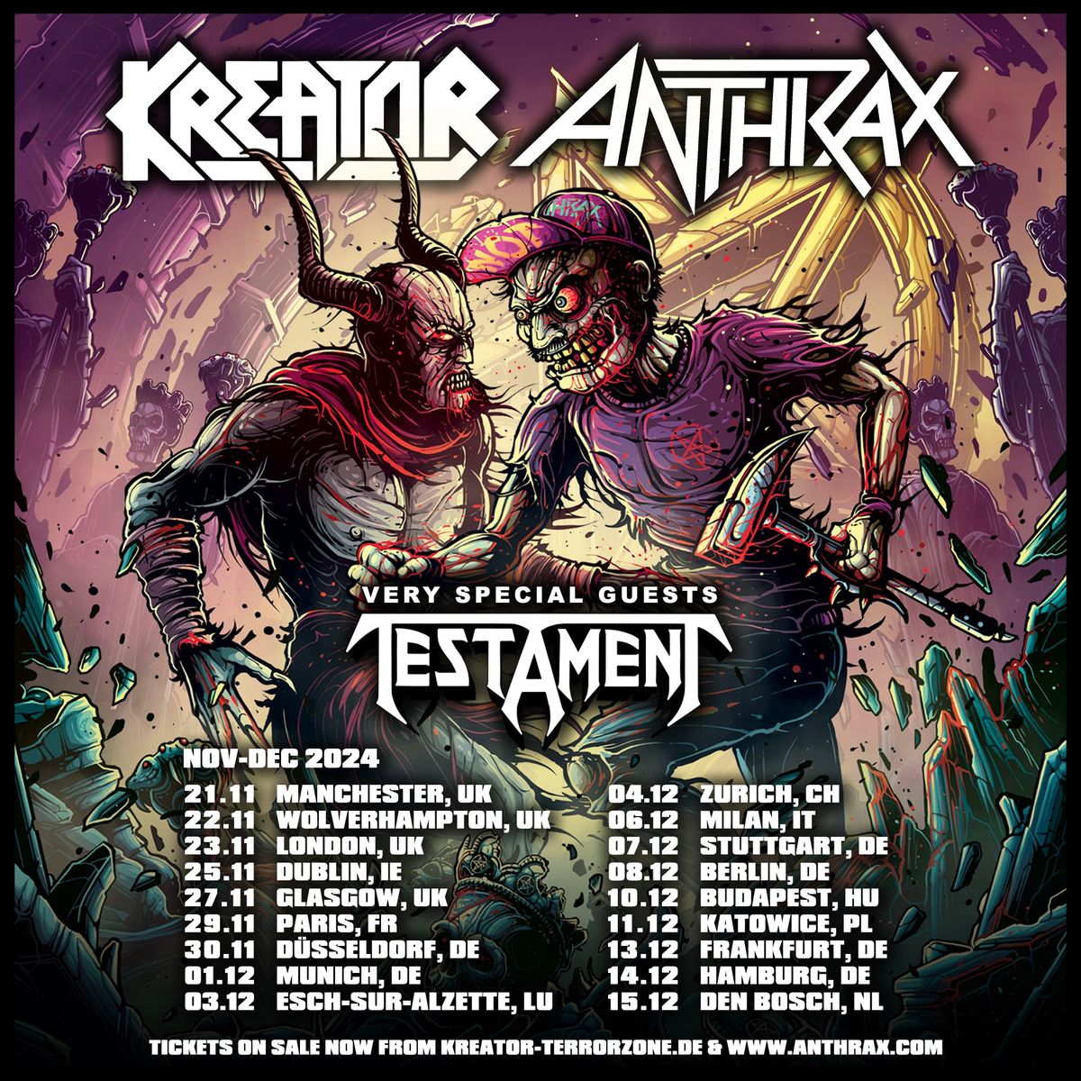 KREATOR & ANTHRAX | Stuttgart