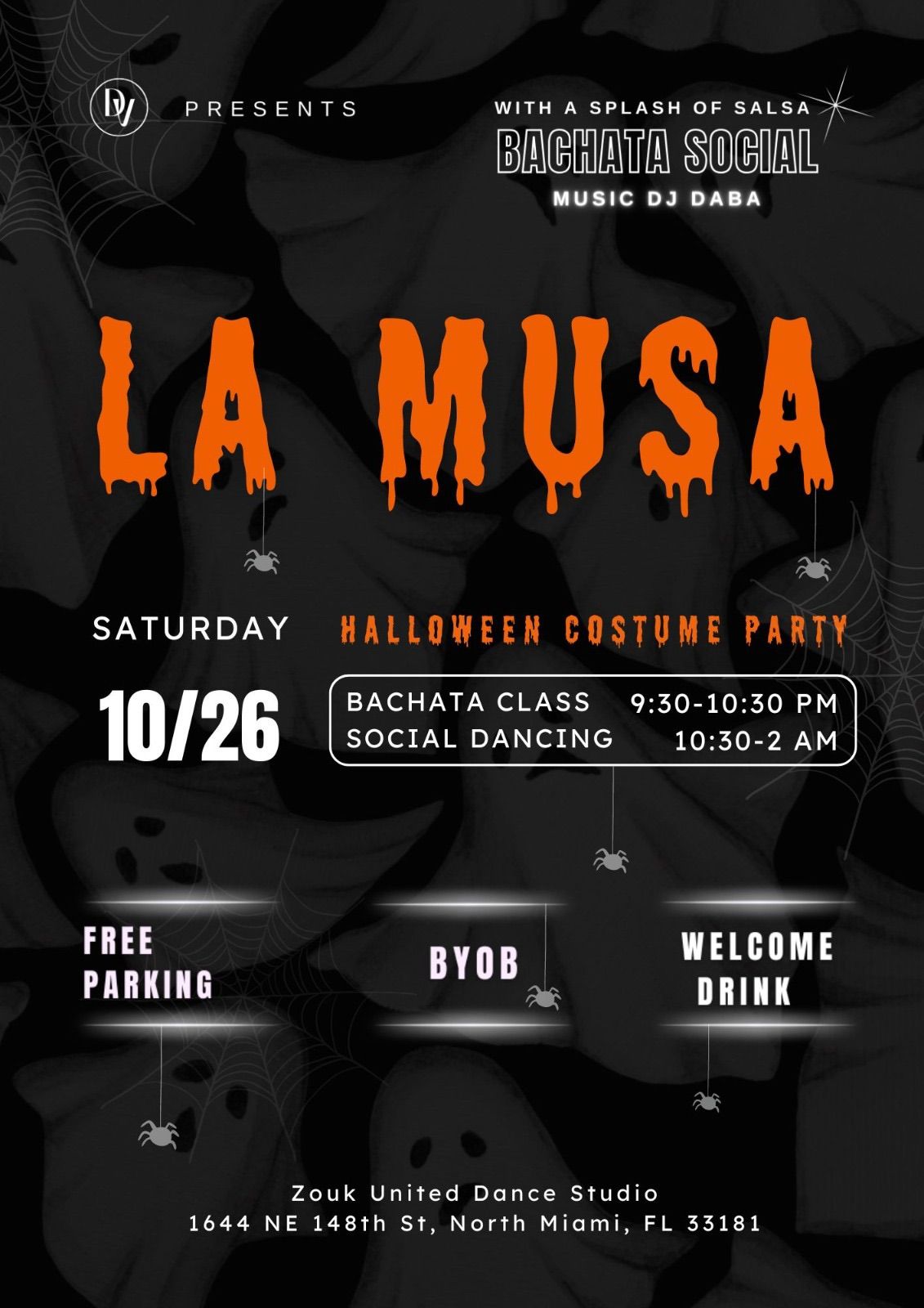 La Musa Bachata Social - Halloween Costume Party