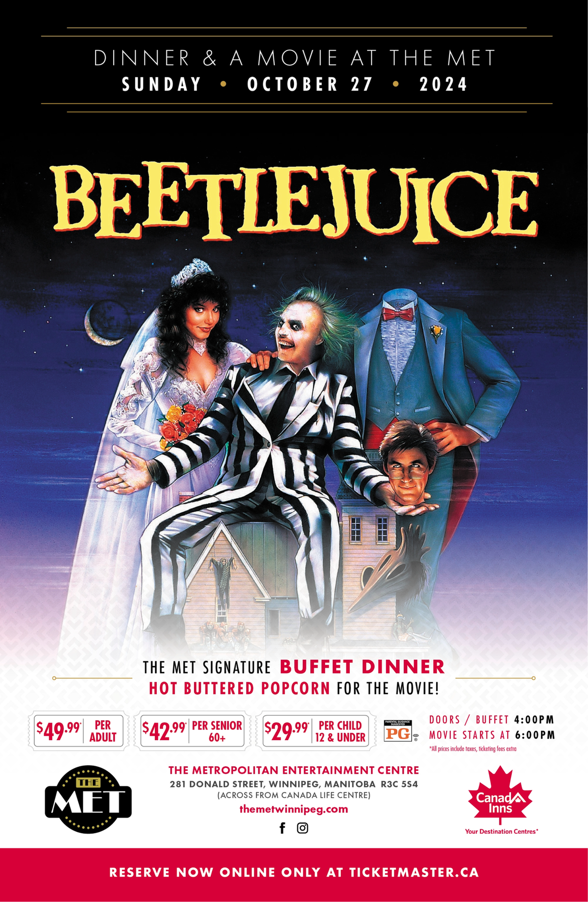 The MET Dinner & Movie - BEETLEJUICE