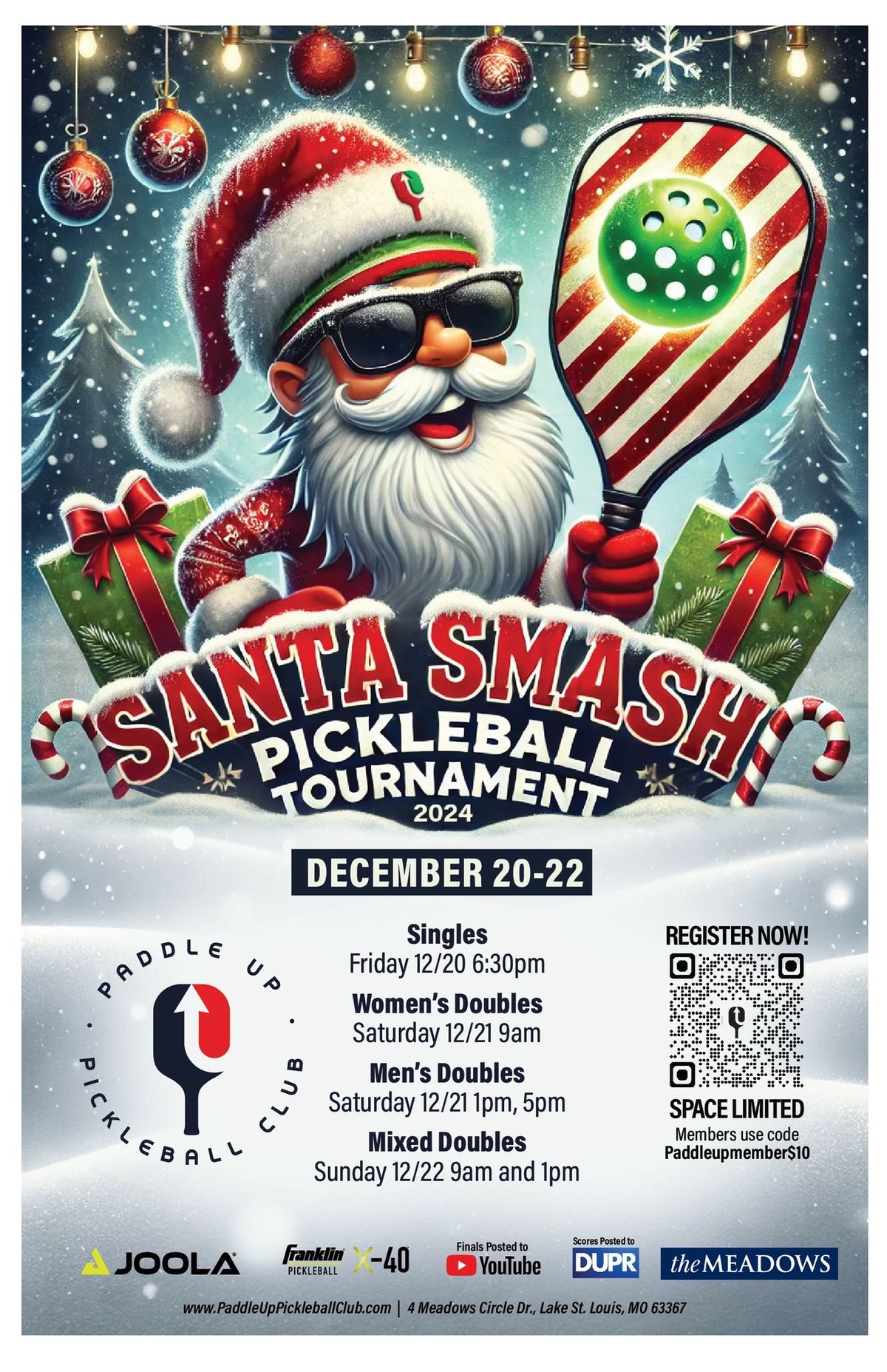 Santa Smash Pickleball Tournament