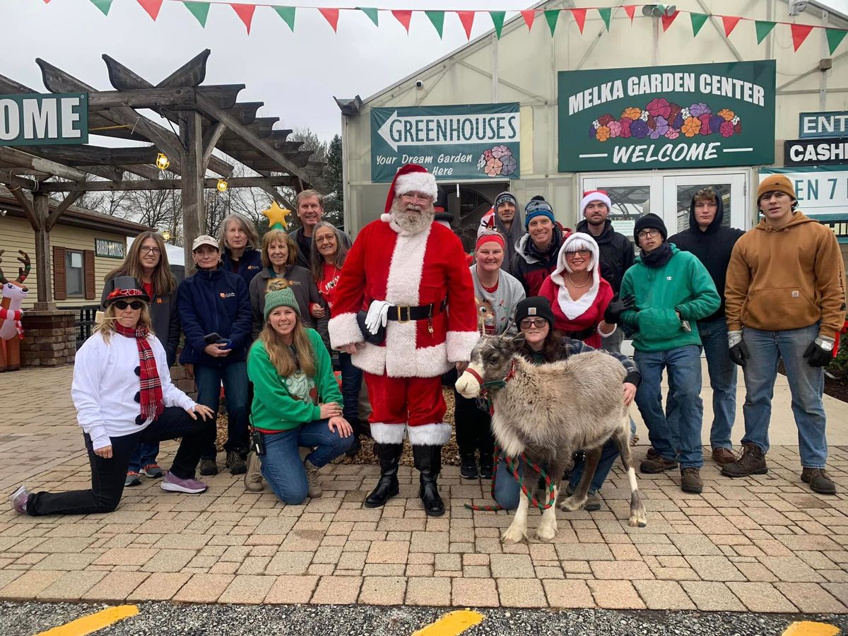 Pictures with Santa & His Live Reindeer at Melka's! 