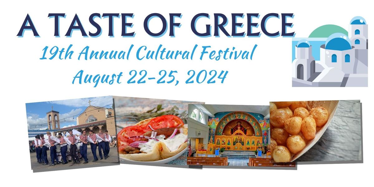 Taste of Greece Festival 2024, 39851 Five Mile Rd, Plymouth, MI, United