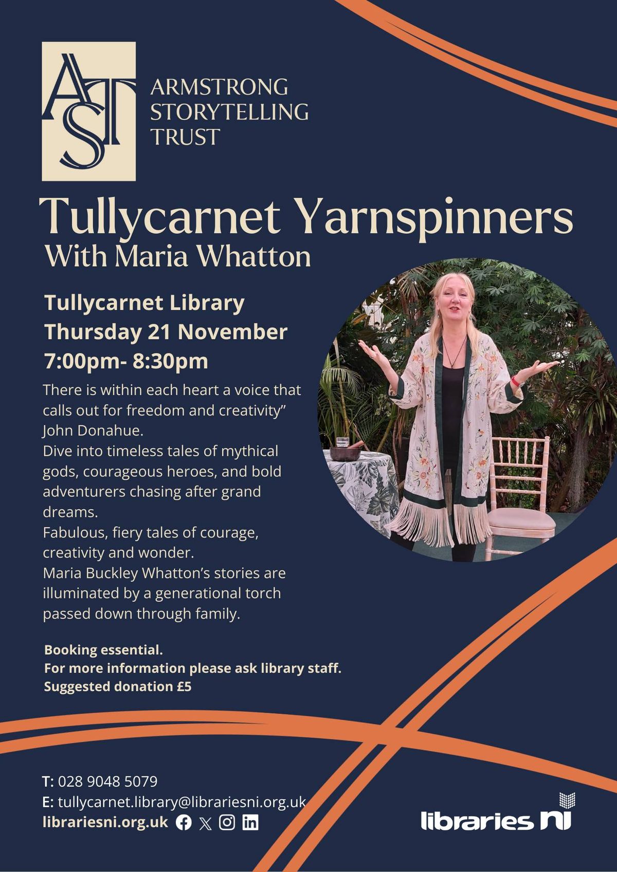 Tullycarnet Yarnspinners with Maria Whatton