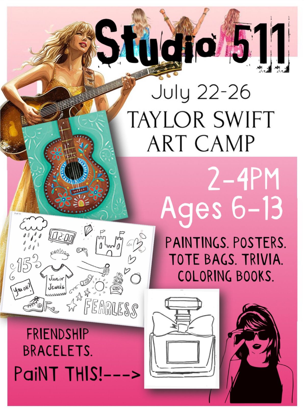AFTERNOON Taylor Swift Art Camp