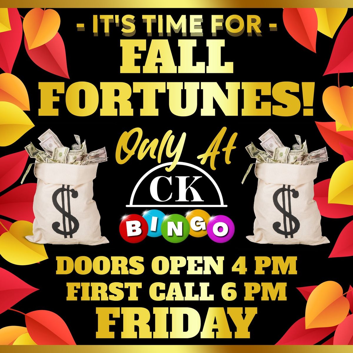 FALL FORTUNES at CK BINGO!