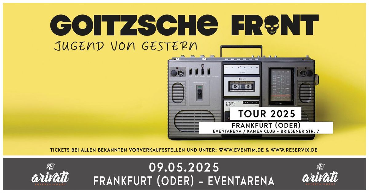 Goitzsche Front - Jugend von gestern Tour 2025 - Frankfurt (Oder)