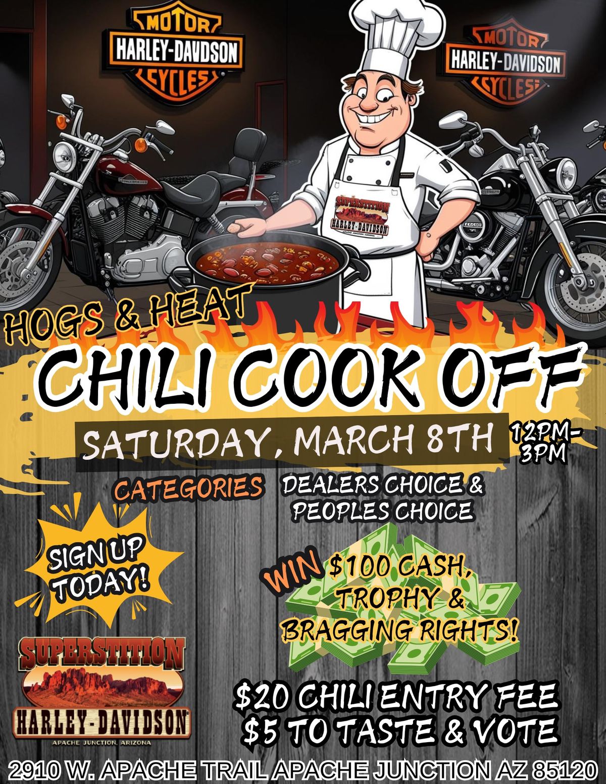 Hogs & Heat Chili Cookoff @ SHD\u00ae 