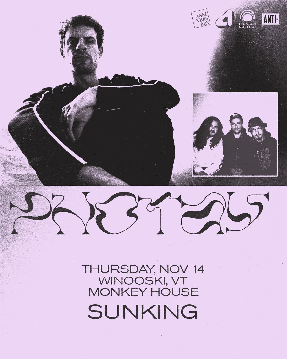 Photay (Mexican Summer) w\/ sunking (Anti Records) & Two Sev at The Monkey House