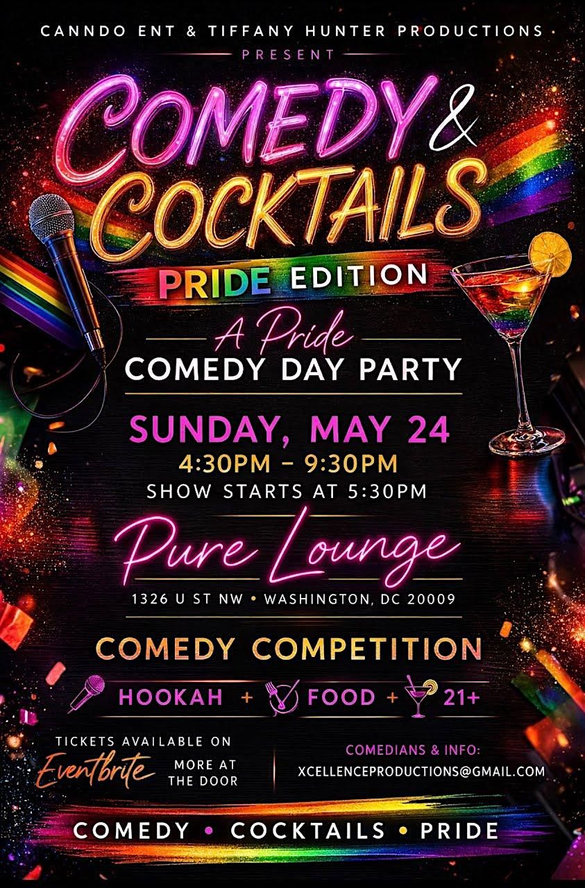 Comedy & Cocktails: 2026 Pride Edition Day Party