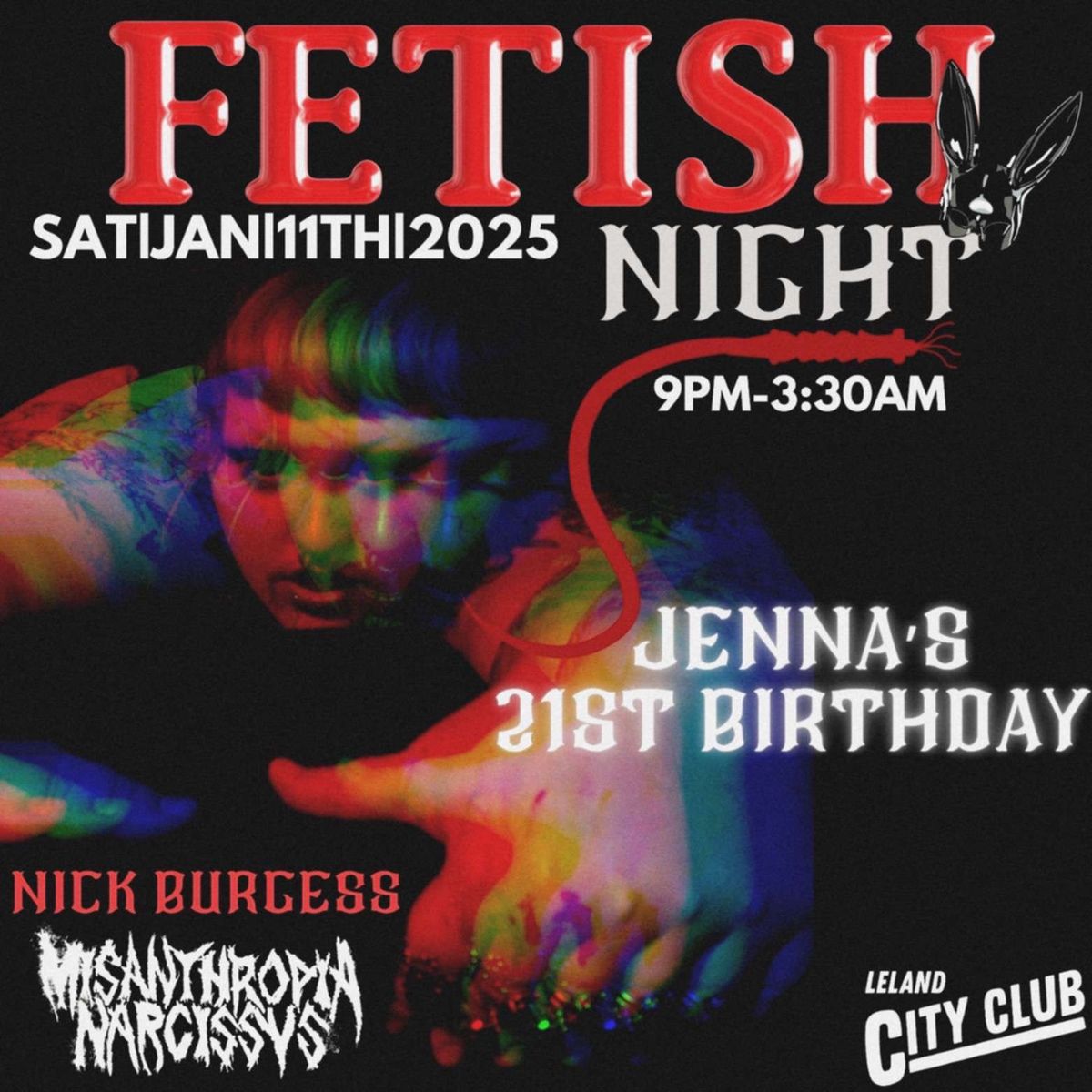 FETISH GOTH NIGHT Sat 1\/11\/25 CITY CLUB