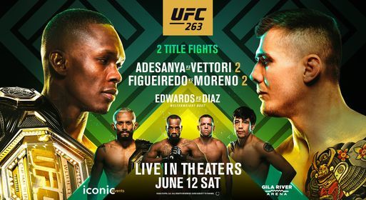 Adesanya Vs Vettori Figueriredo Vs Moreno Alamo Drafthouse Corpus Christi 12 June 21