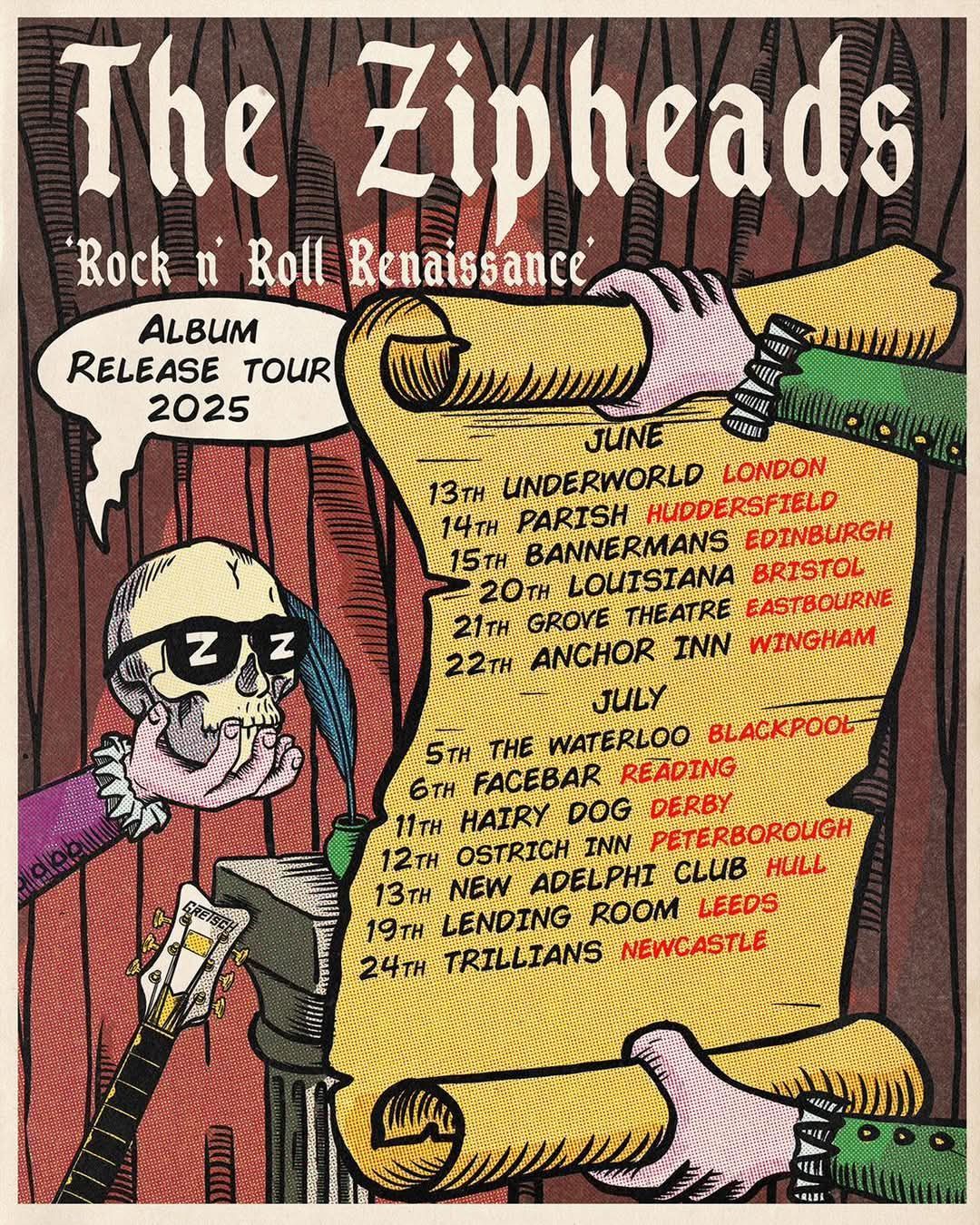 The Zipheads - Album release tour