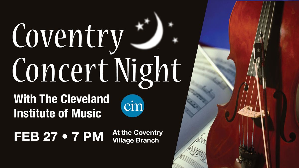 Coventry Concert Night with the Cleveland Institute of Music