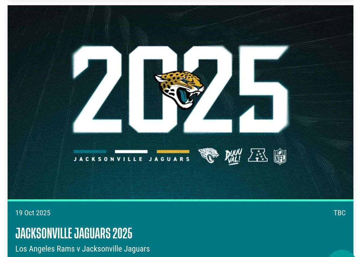 JACKSONVILLE JAGUARS 2025 [ NFL ]