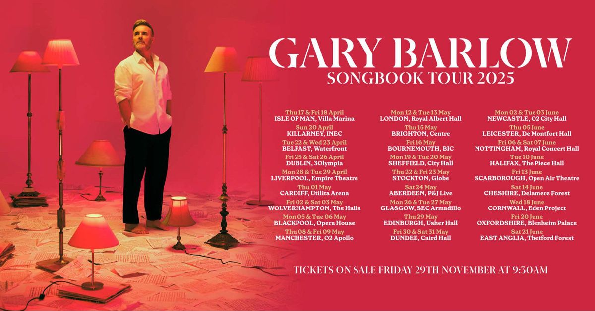 Gary Barlow - Songbook Tour 2025