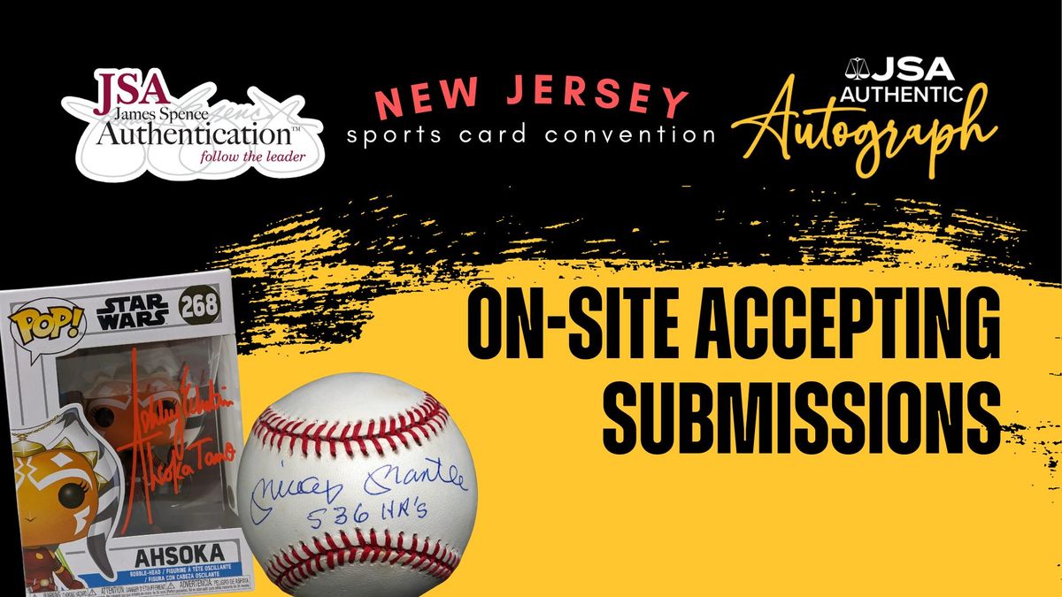 JSA at the NJ Sports Card Convention