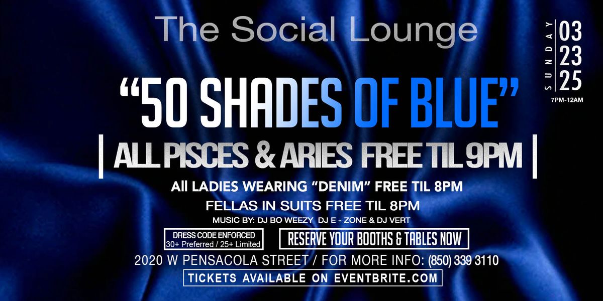 The Social Lounge "50 Shades of Blue"