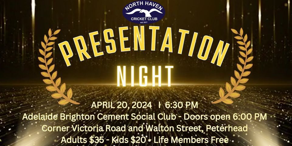 Presentation Night 2023\/24 Season
