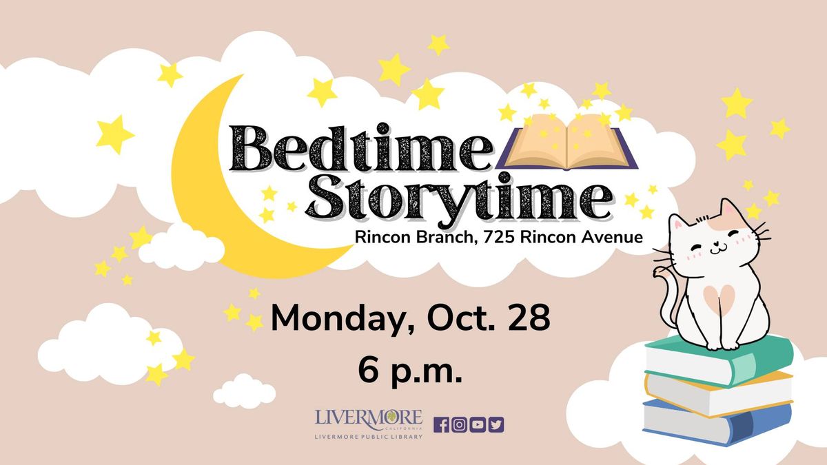 Bedtime Storytime at Rincon Branch Library on October 28