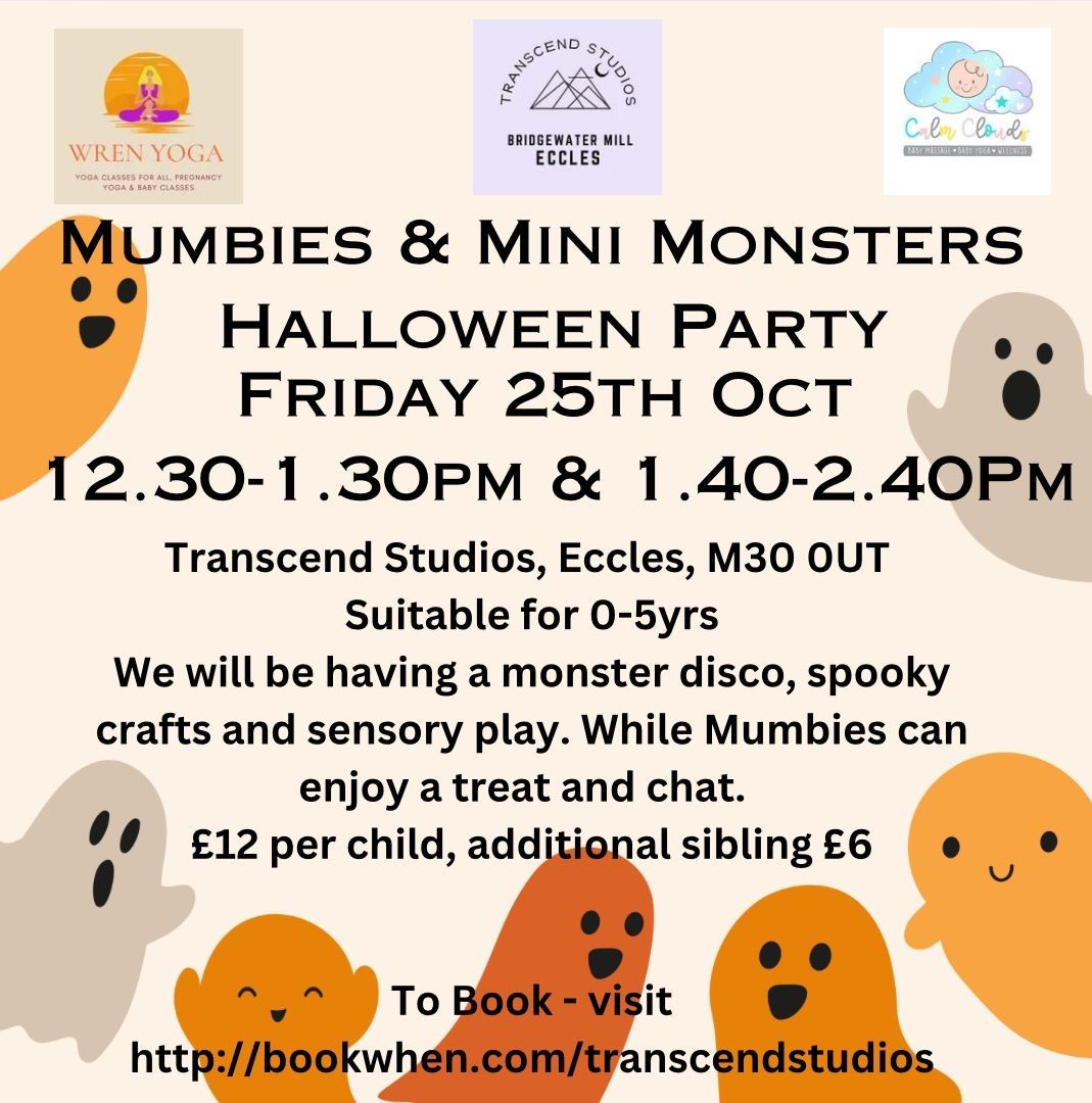 Mumbies & Mini Monsters Halloween Party with Elaine from Calm Clouds and Jen from Wren Yoga