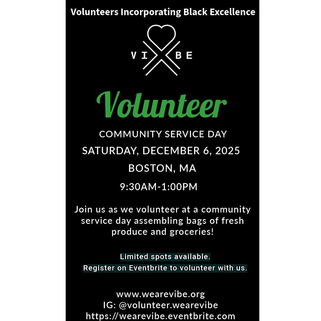 Volunteer VIBEs: Service Day December 2025