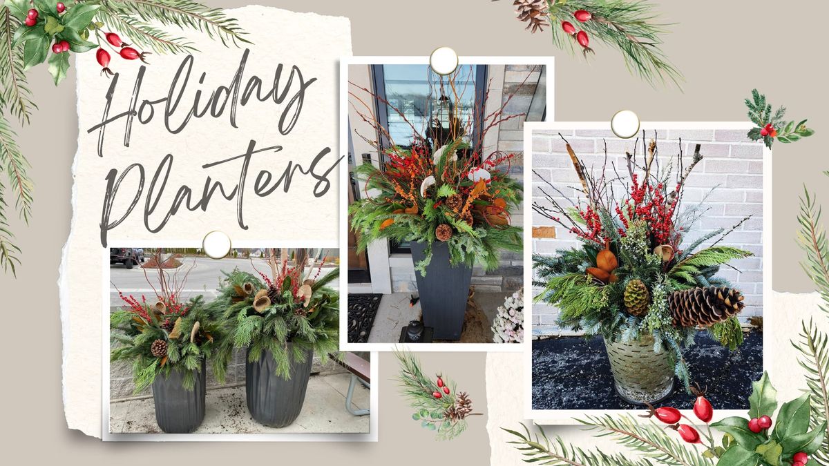 Holiday Planters