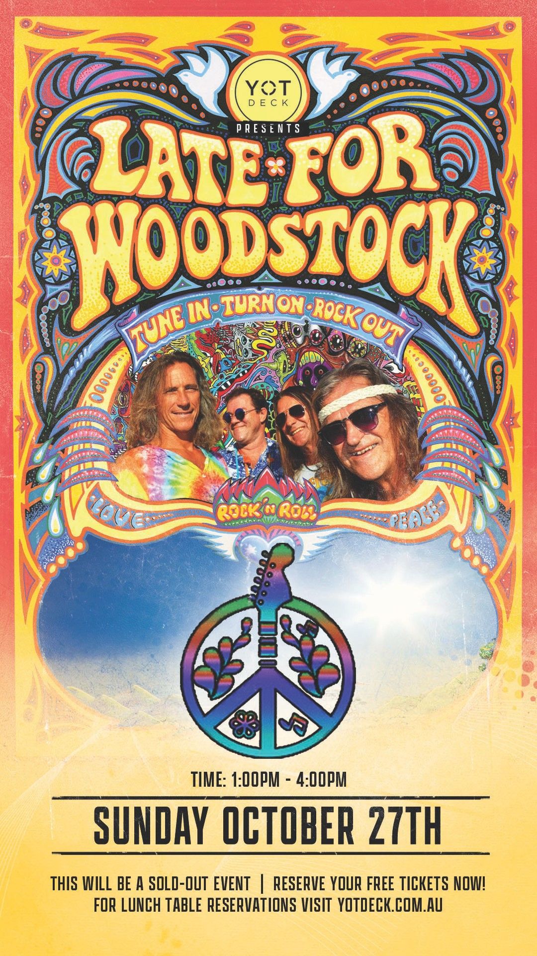 LATE FOR WOODSTOCK | LIVE AT YOT DECK