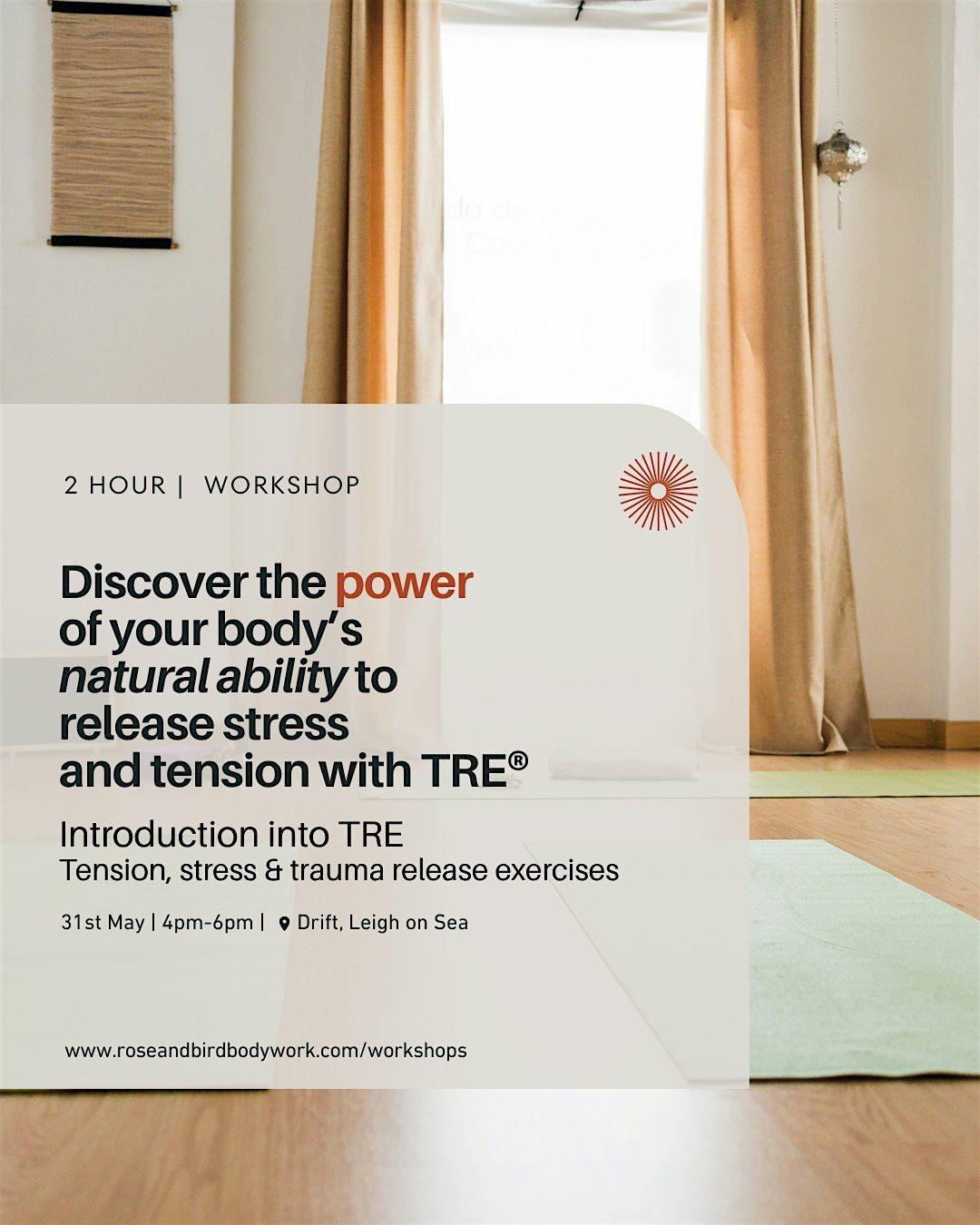 TRE\u00ae Introductory Workshop |Tension, Stress & Trauma Release Exercises