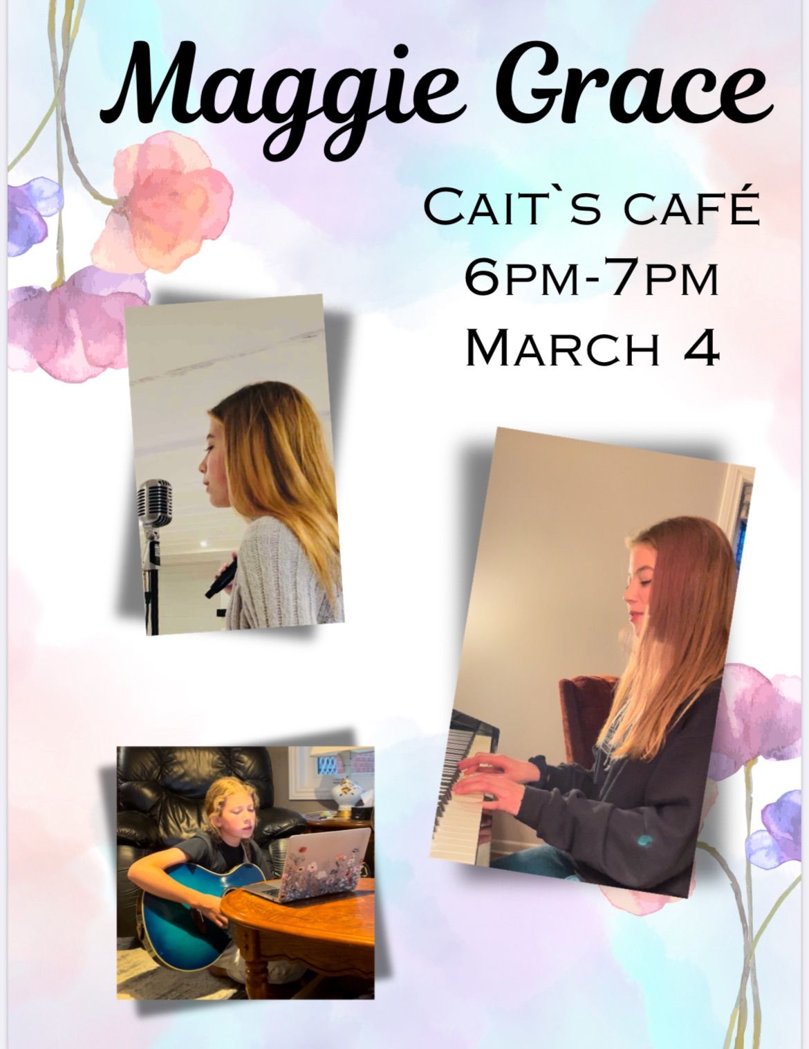 Maggie Grace Plays Cait\u2019s Cafe