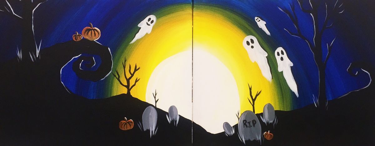 Instructed Paint- Date Night "Halloween Vibes"