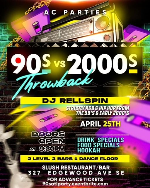 90's vs 00s Throwback Party