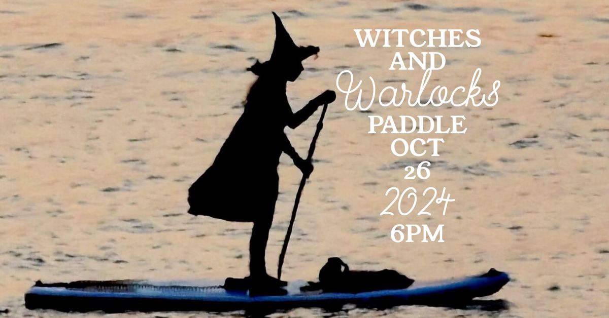 Witches and Warlocks Paddle