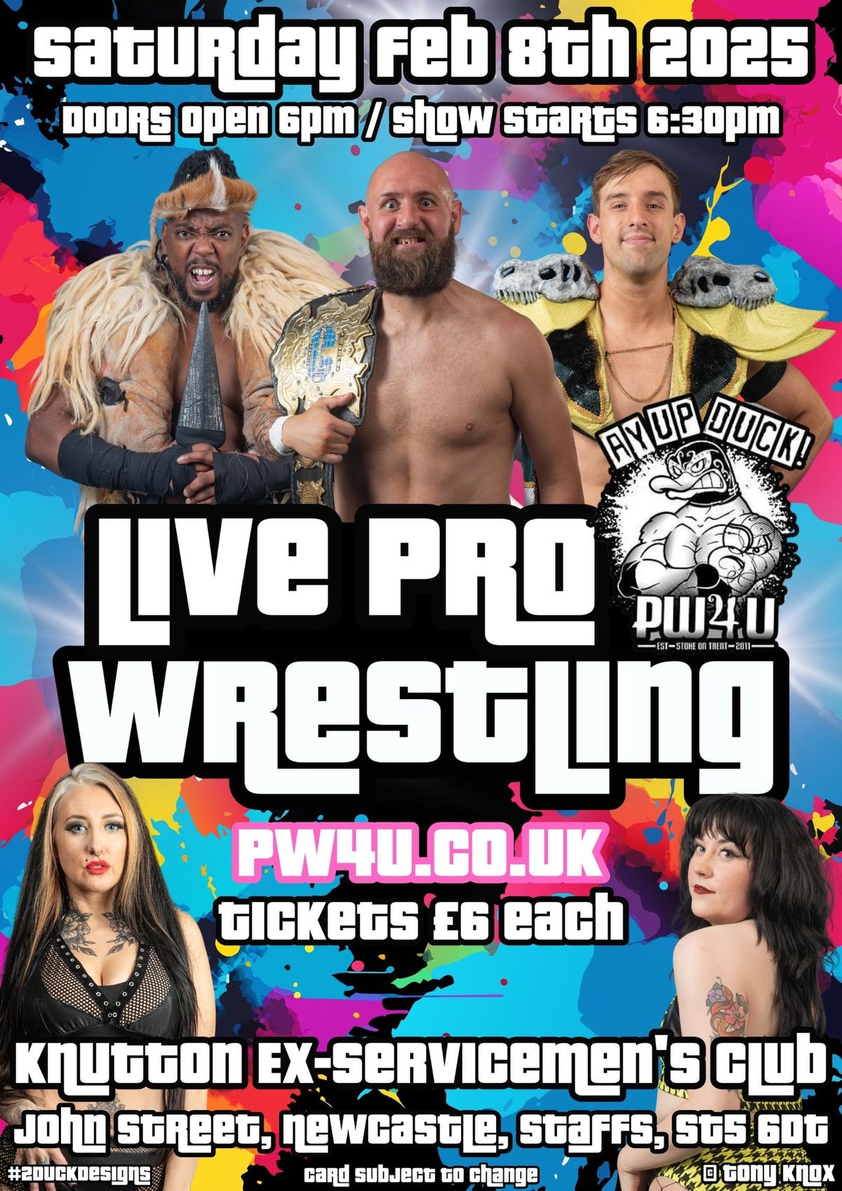 PW4U Wrestling - Sat Feb 8th 2025