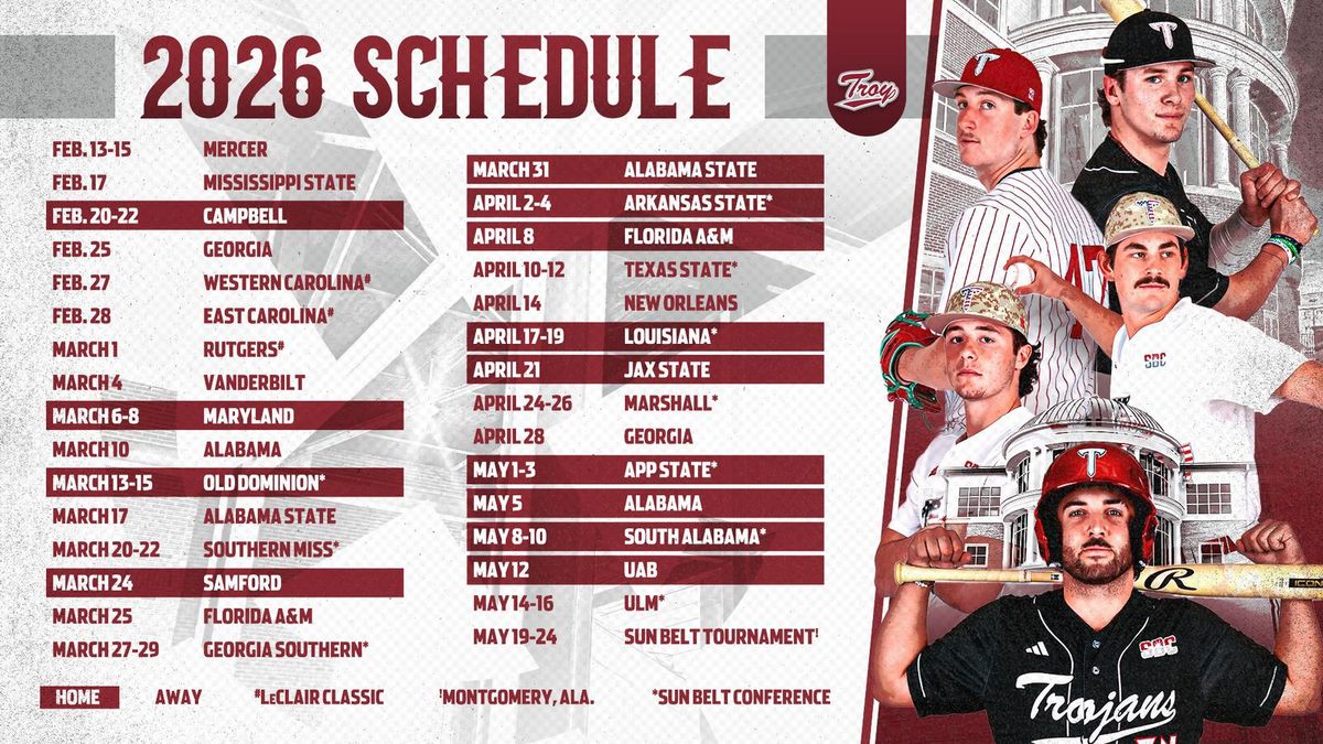 Troy Trojans at Vanderbilt Commodores Baseball