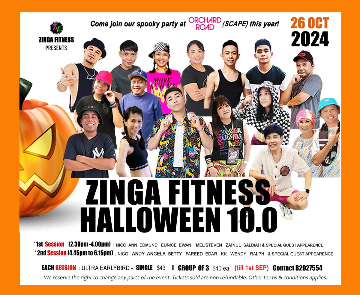 Zinga Fitness 10th Halloween Fitness Party