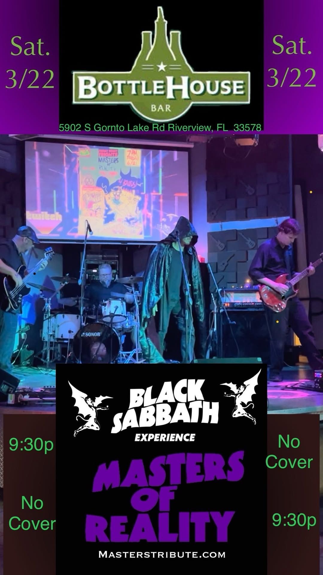 Black Sabbath Tribute - Masters of Reality