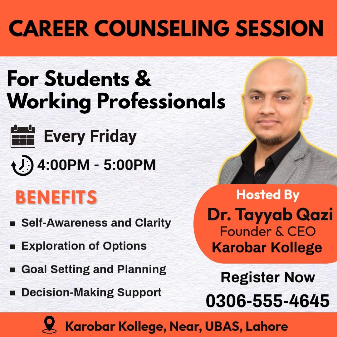 Unlock Your Career Potential with Dr. Tayyab Qazi