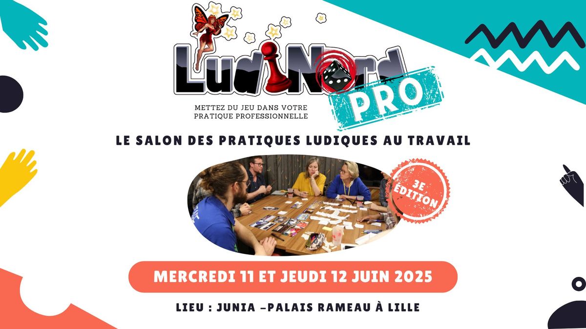 LudiNord Pro 2025 - Salon des pratiques ludiques au travail