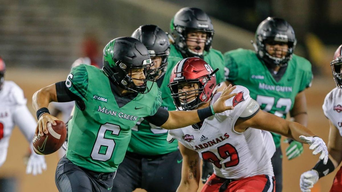 UTSA Roadrunners at North Texas Mean Green Football