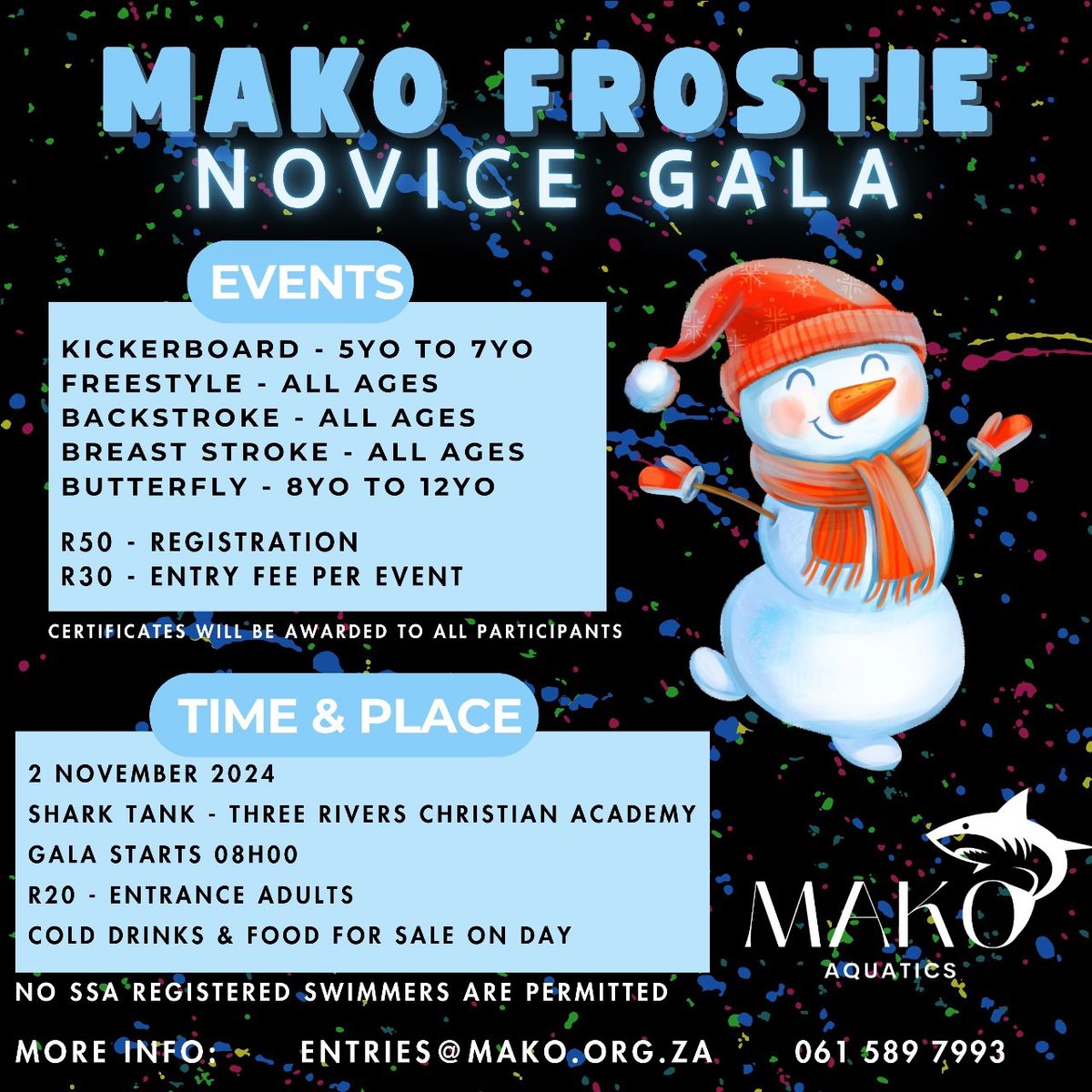 Frostie Novice Gala