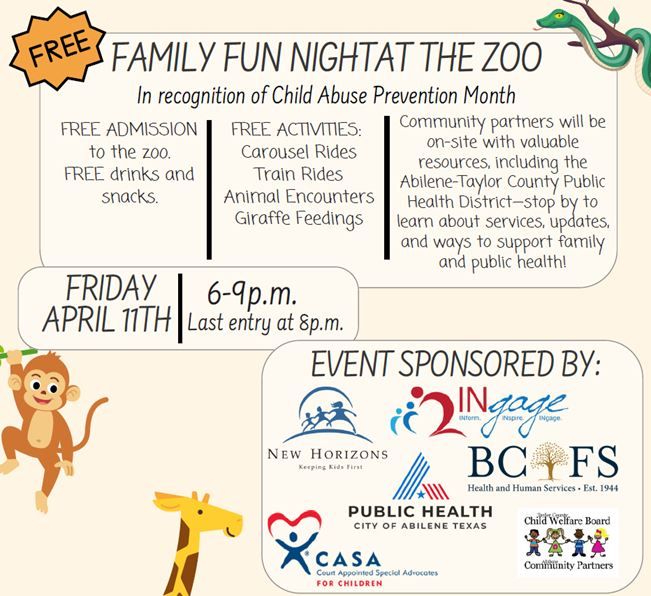 Family Fun Night at the Zoo