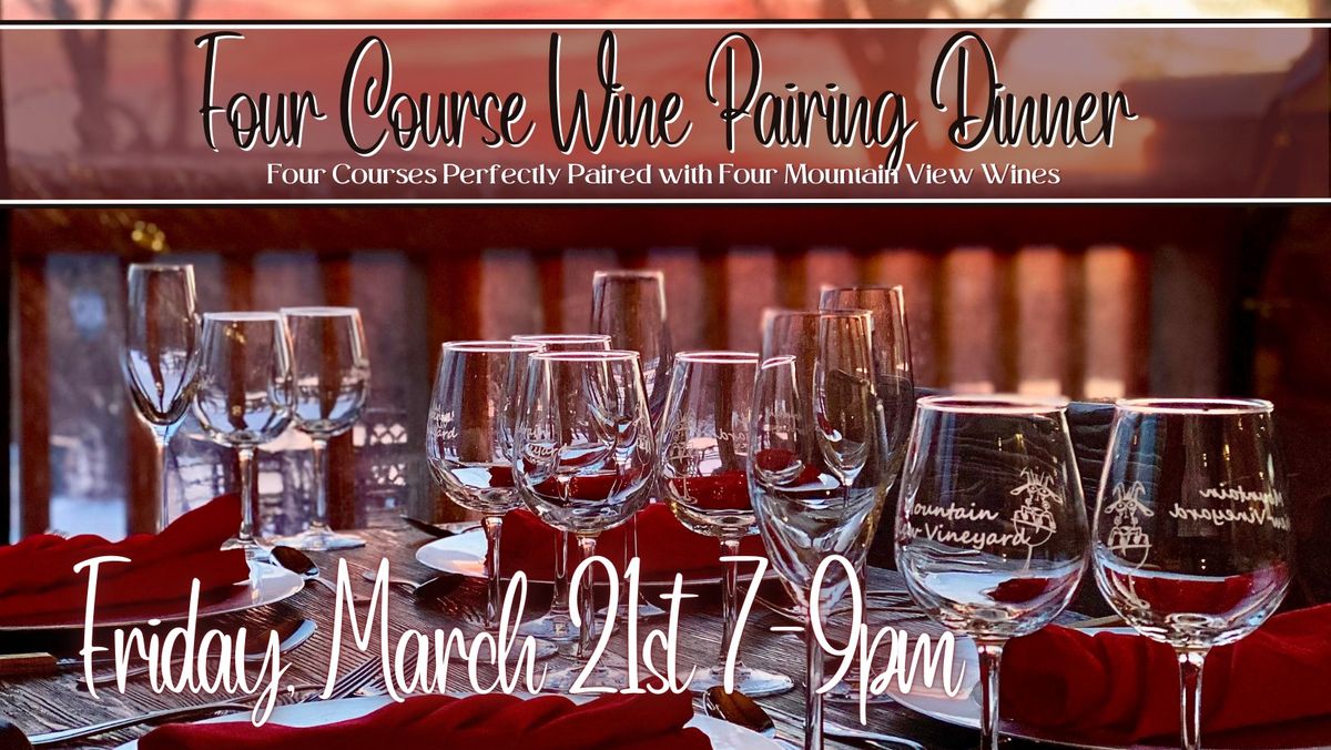 Four-Course Wine Pairing Dinner