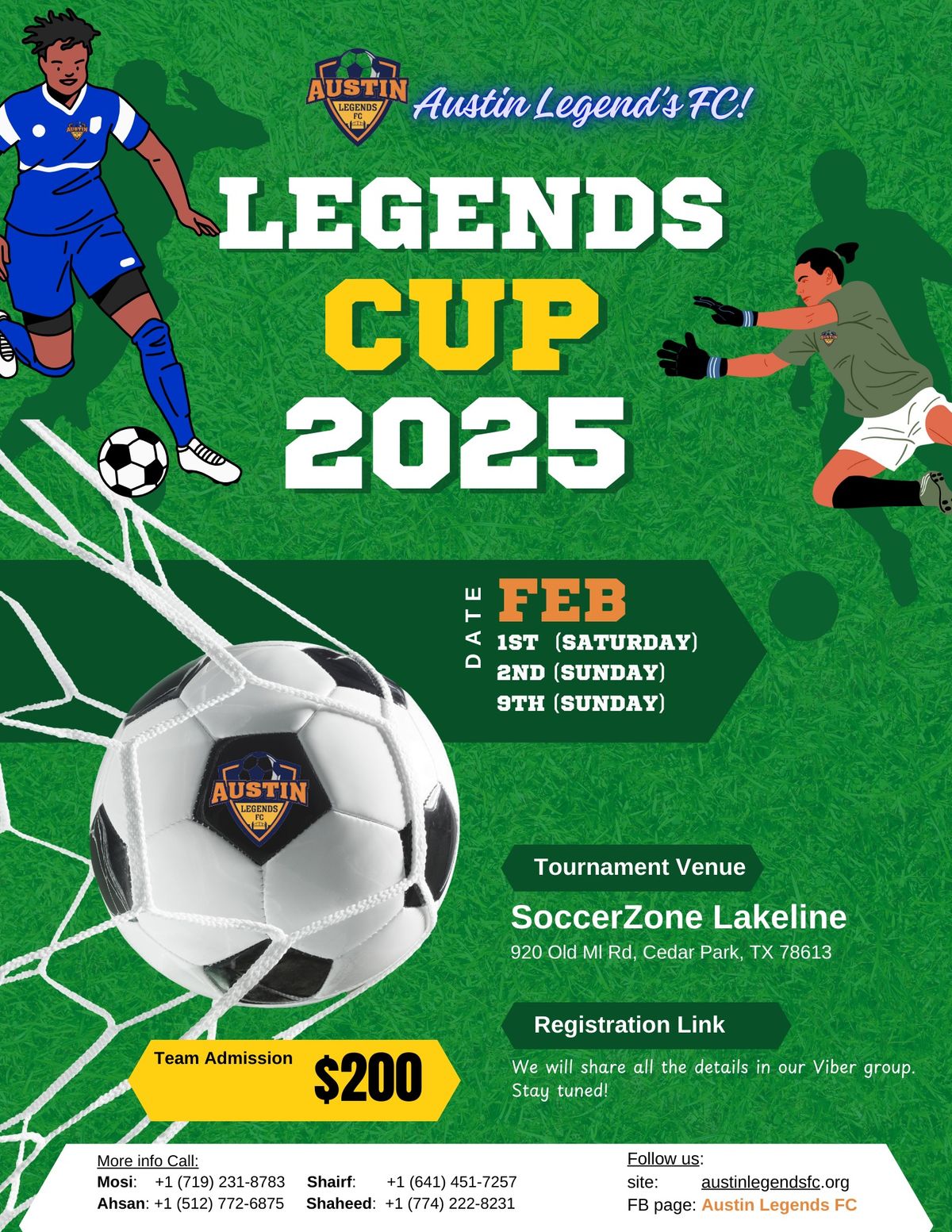 LEGENDS CUP 2025- Championship Day