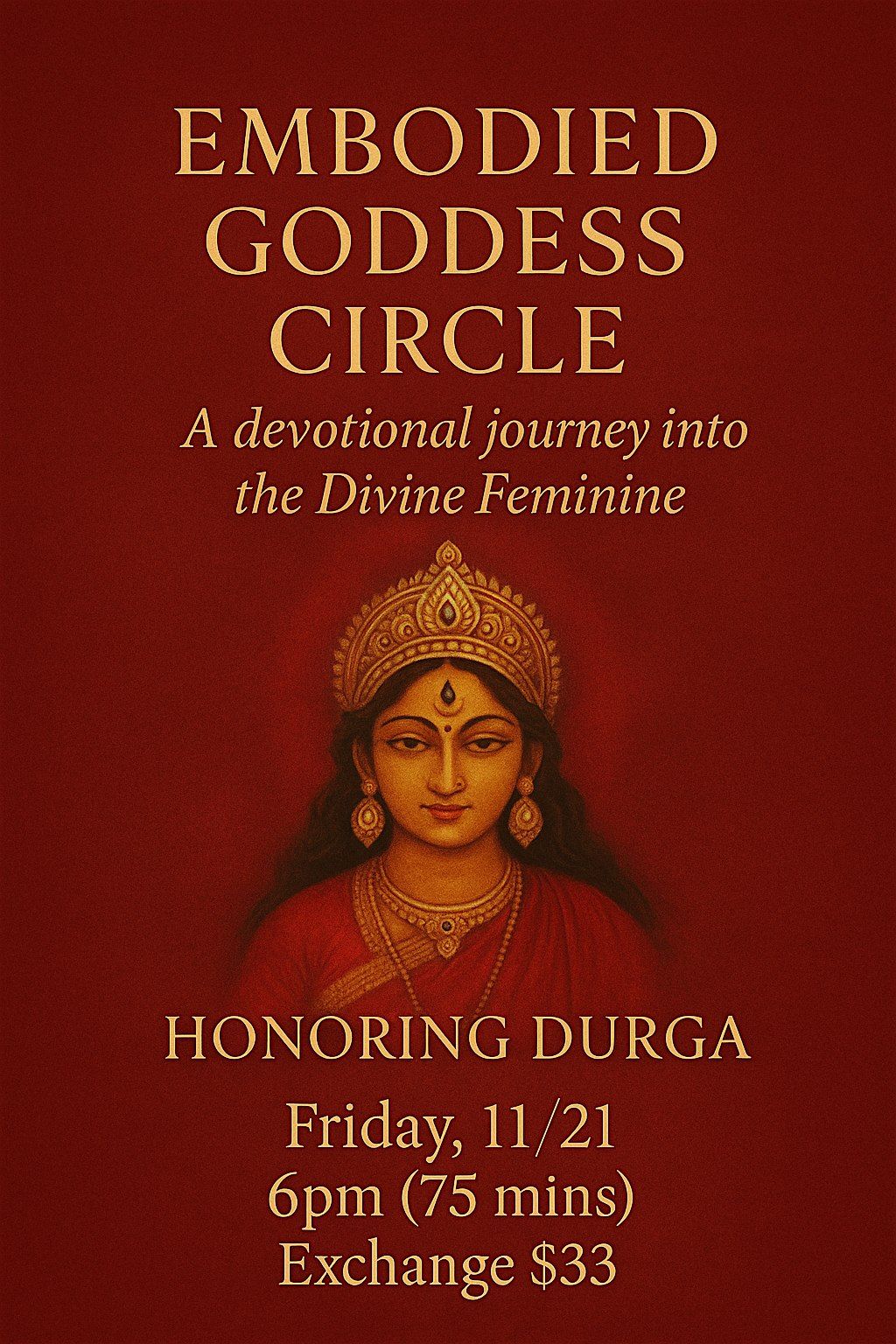 Embodied Goddess Circle