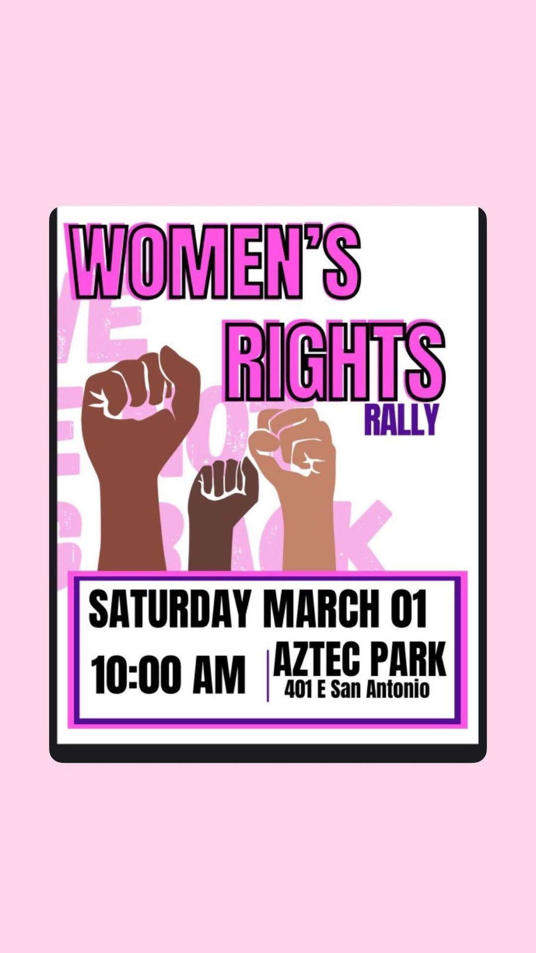 Women\u2019s Rights Rally