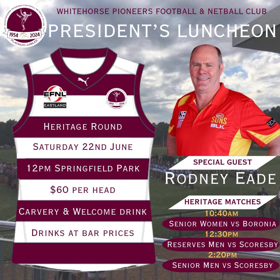 Whitehorse Pioneers President's Luncheon