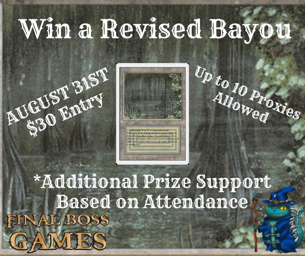 Win a Revised Bayou
