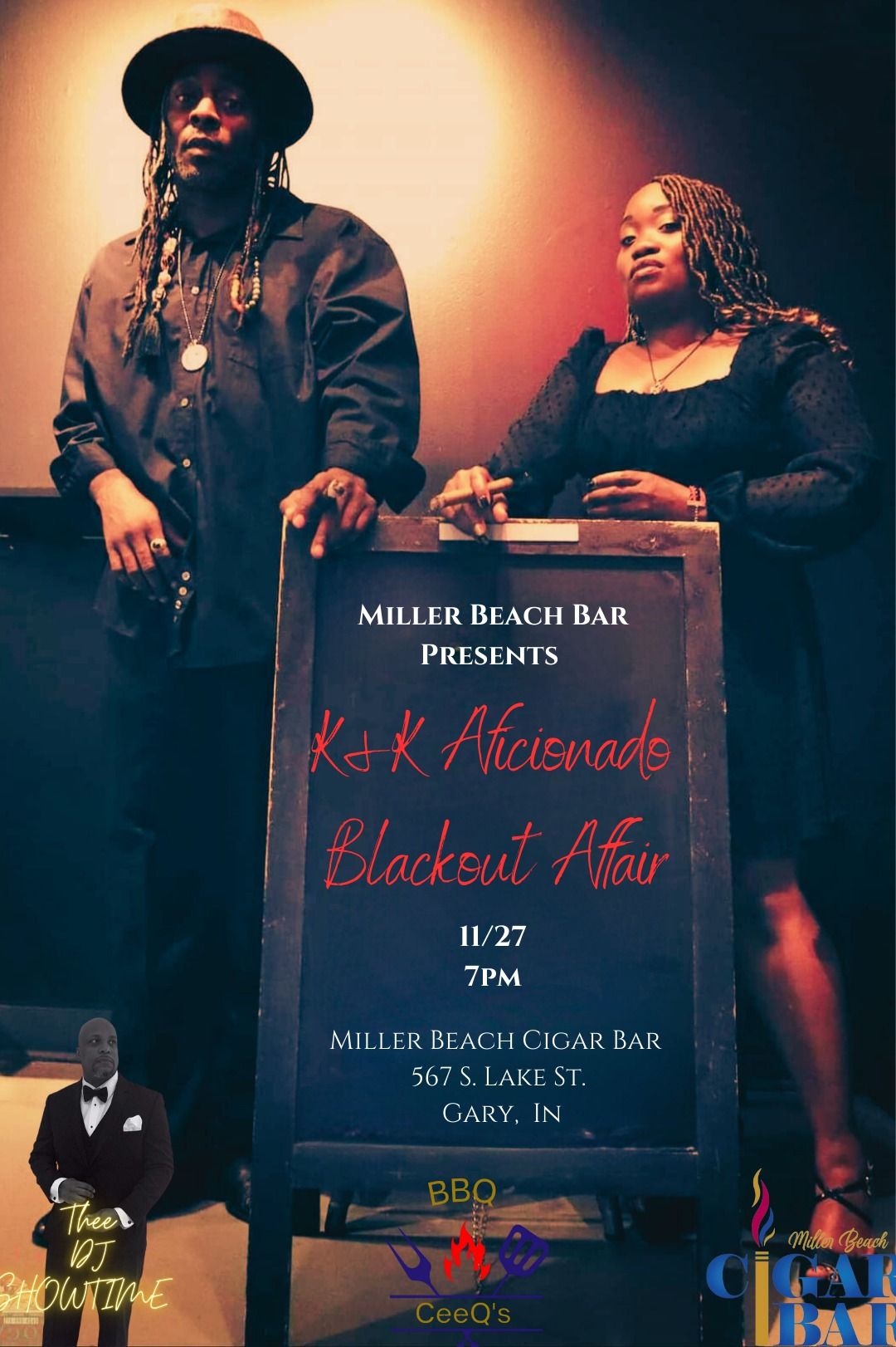 Miller Beach Cigar Bar Presents: K & K Aficionado Blackout Affair 